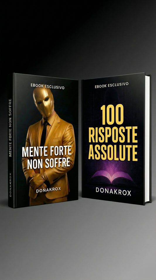 E-BOOKS "MENTE FORTE NON SOFFRE e 100 RISPOSTE ASSOLUTE"