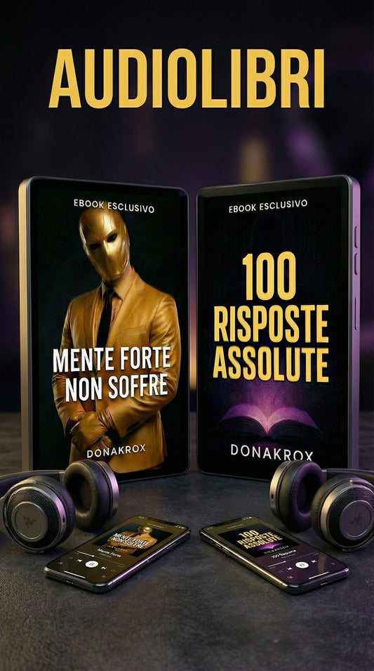 AUDIOLIBRI "MENTE FORTE NON SOFFRE e 100 RISPOSTE ASSOLUTE"